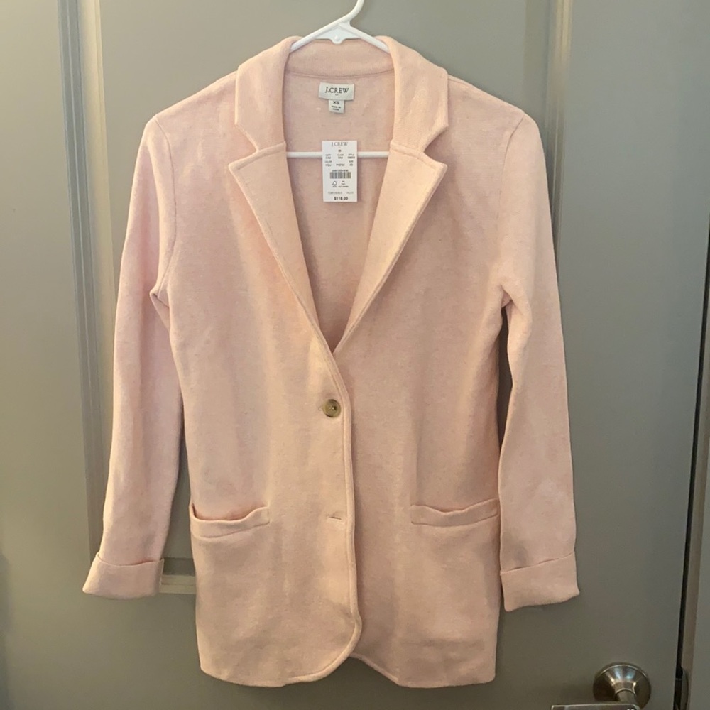Pink J. Crew blazer